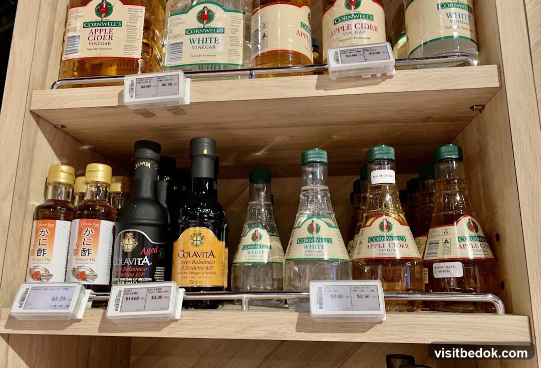 Vinegar and Condiment Display