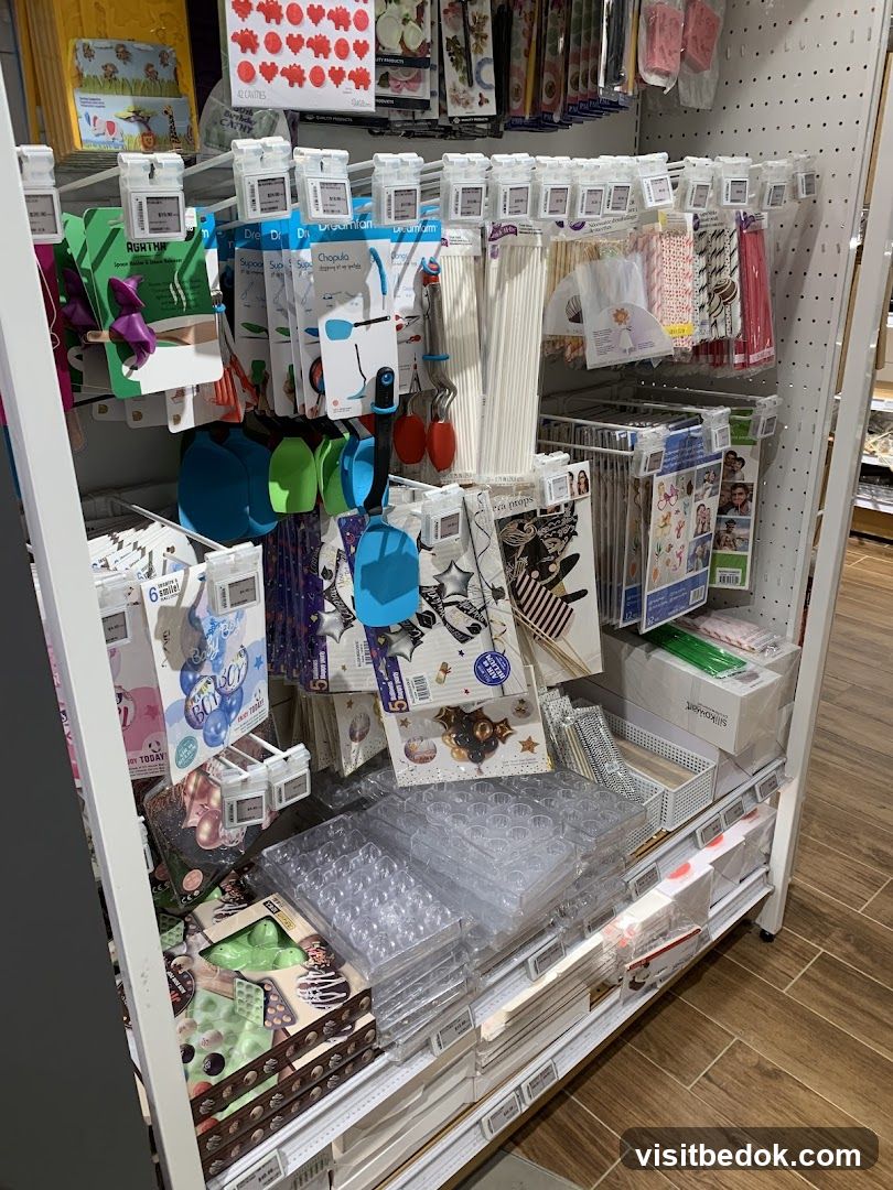 Baking and Party Supplies Display