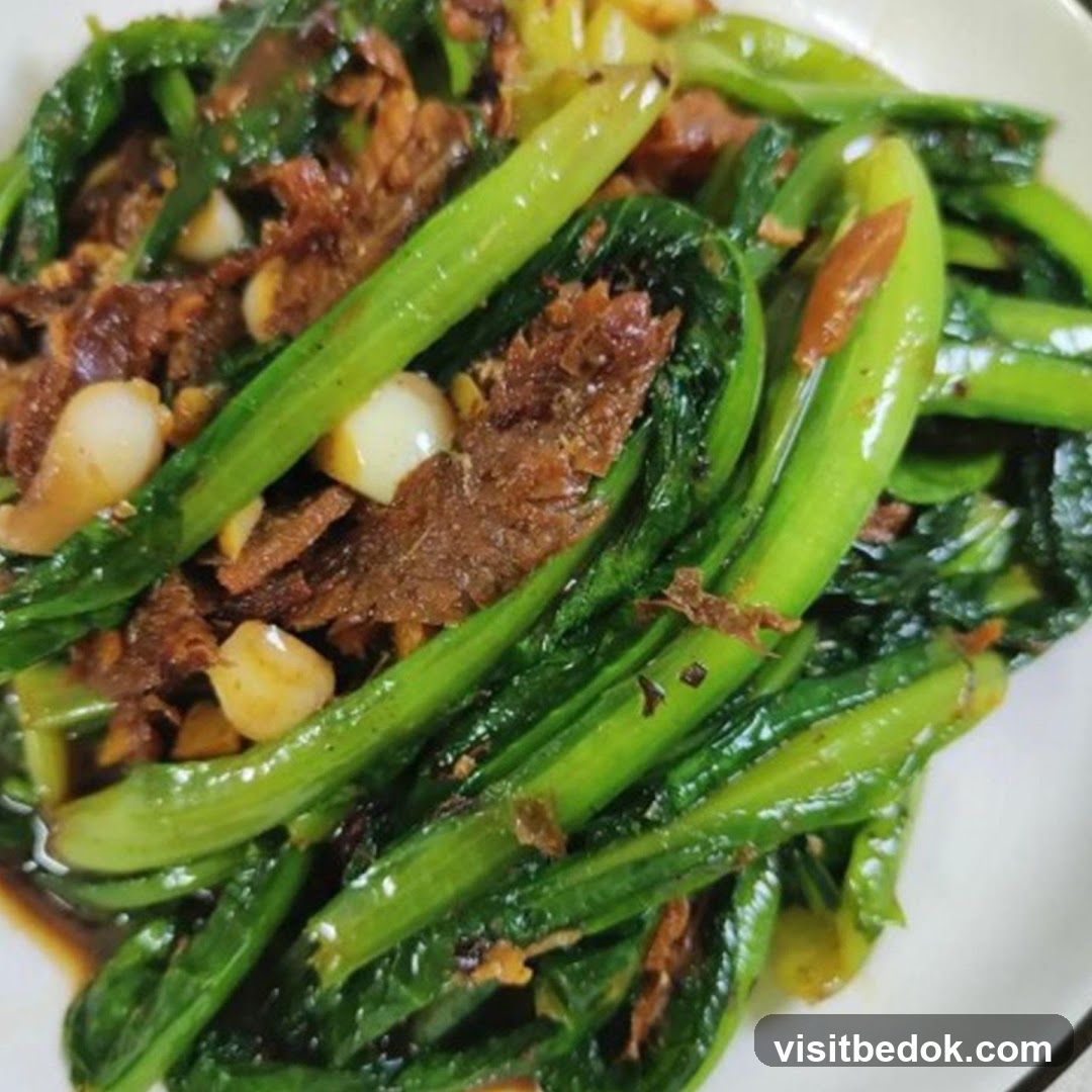 Stir-fried Greens with Meat
