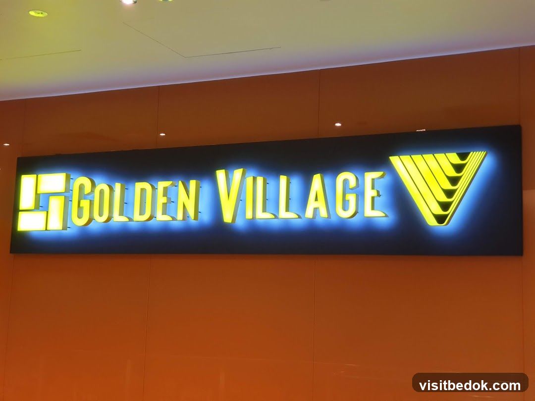 Golden Village Sign