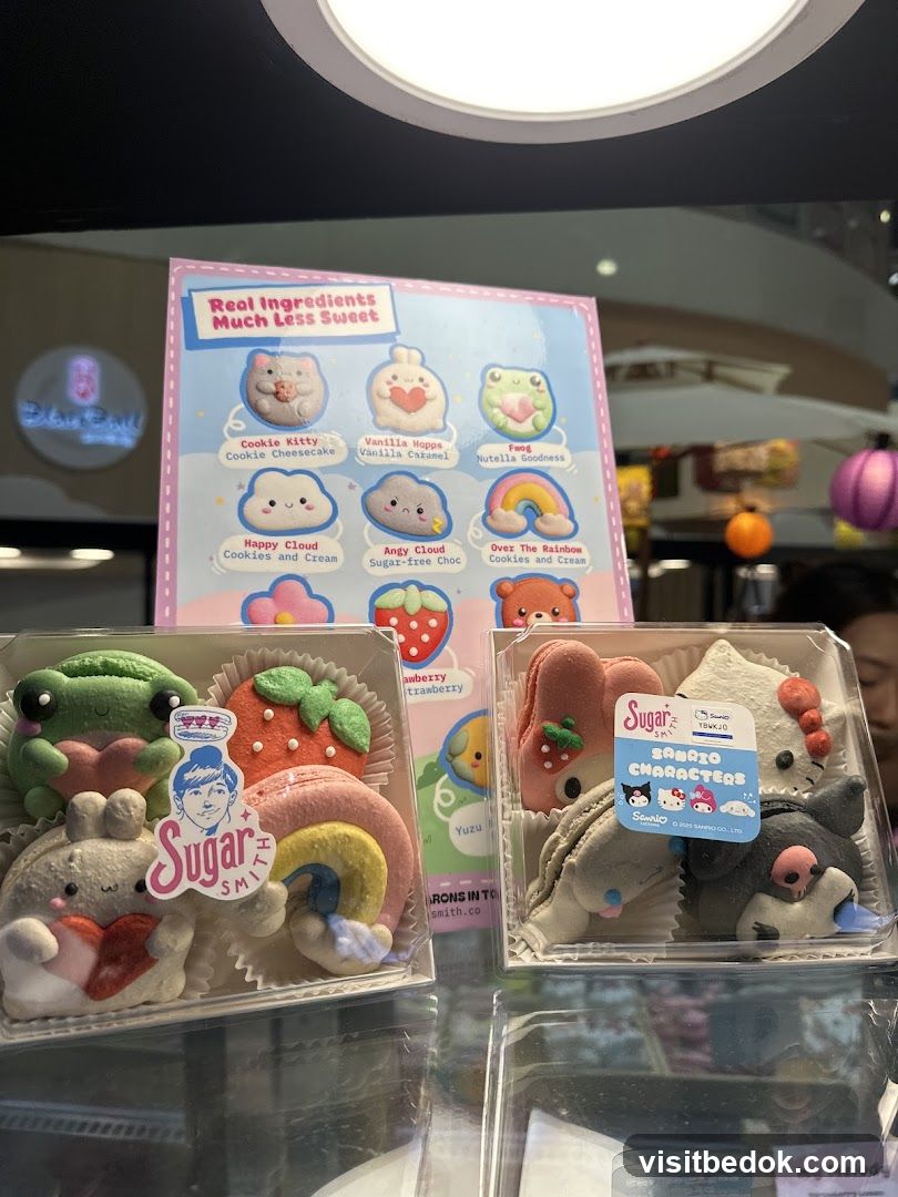 Assortment of Decorated Macarons