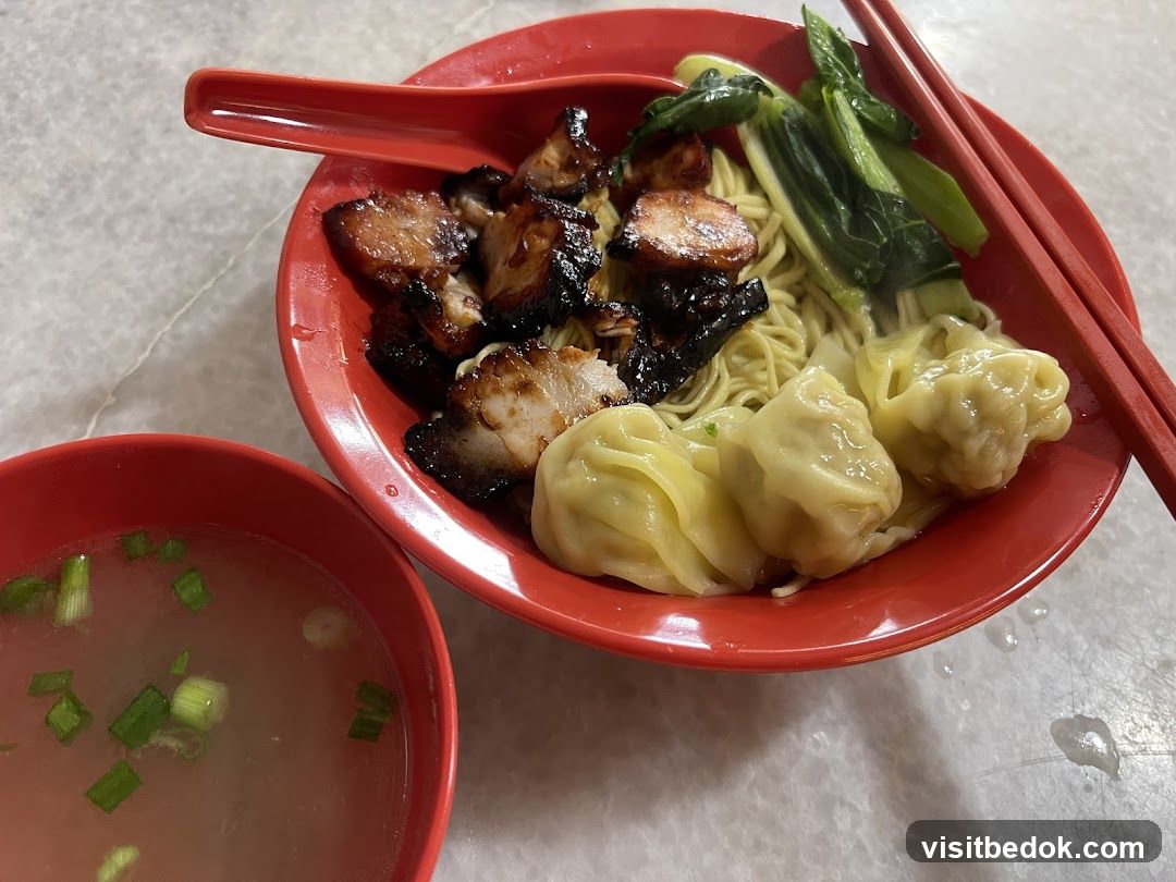 Char Siu Noodles with Wontons