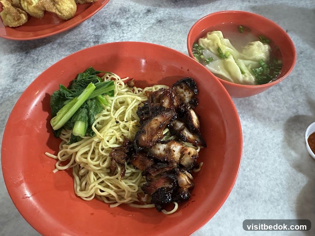 Char Siu Noodles with Wonton Soup