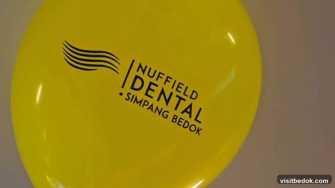Yellow Balloon with Dental Clinic Logo