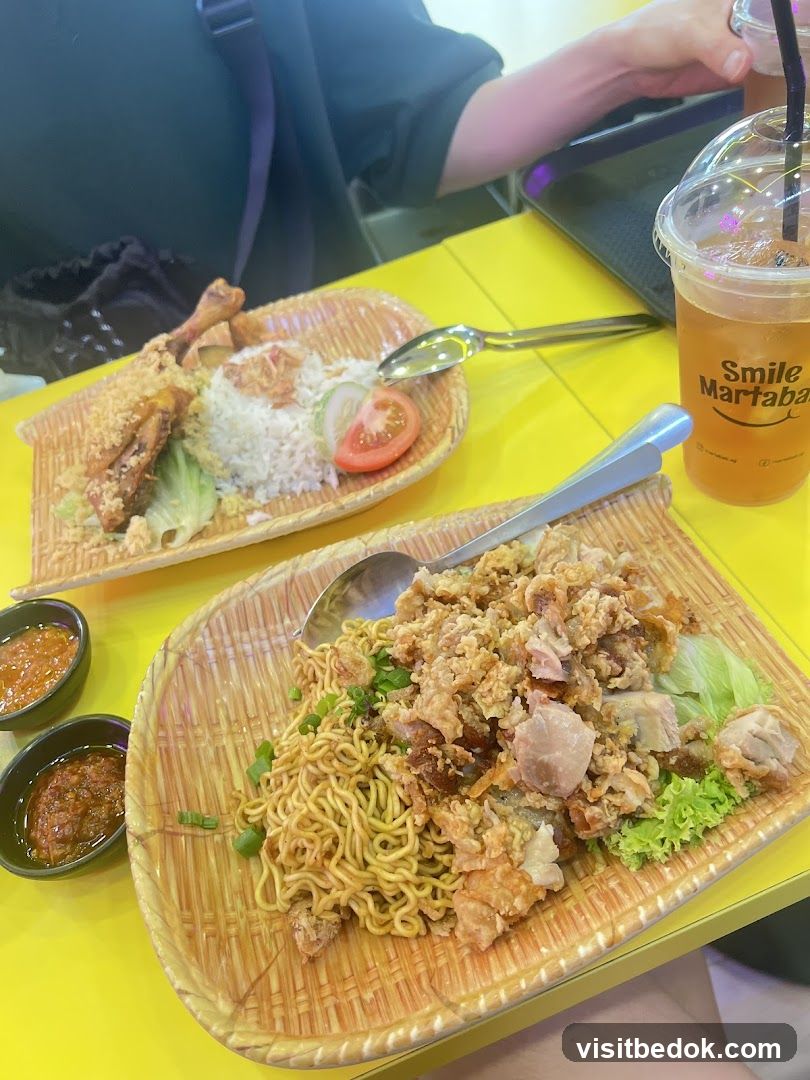 Fried Chicken and Noodles
