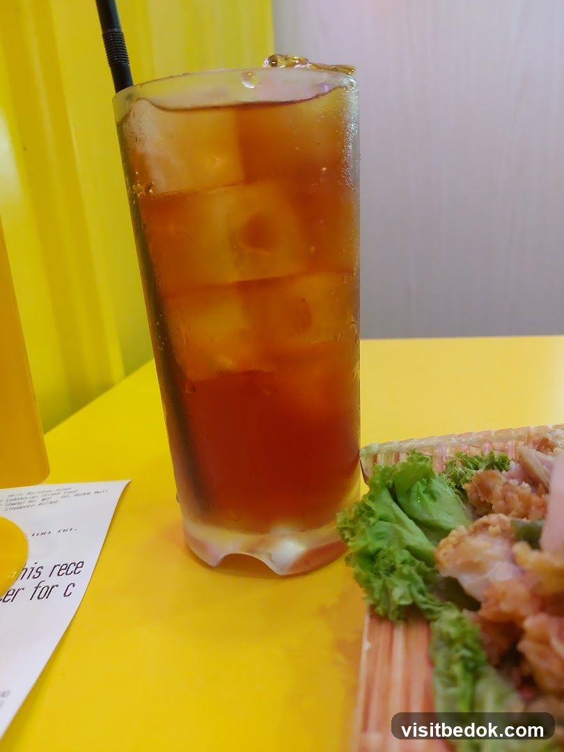 Iced Tea and Food