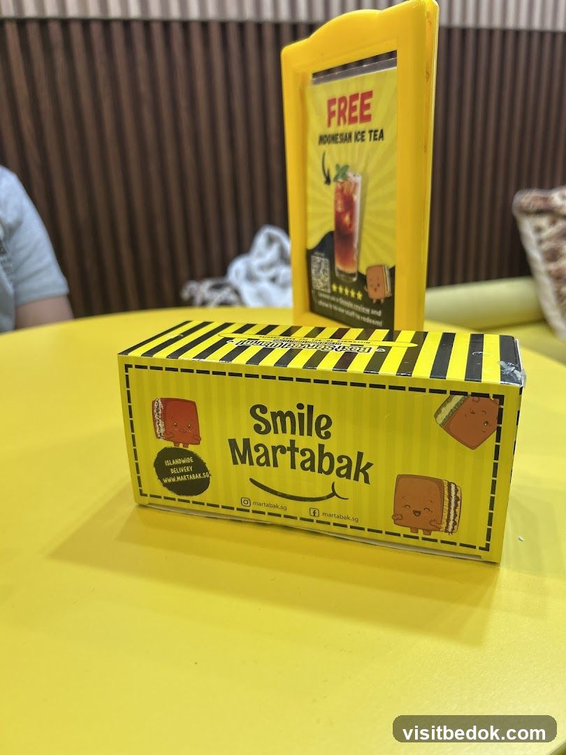Smile Martabak Box and Free Drink Offer