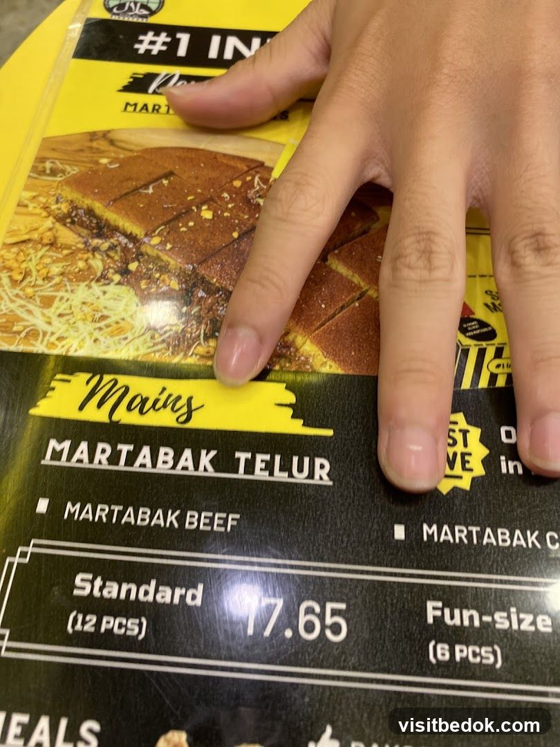 Martabak Menu