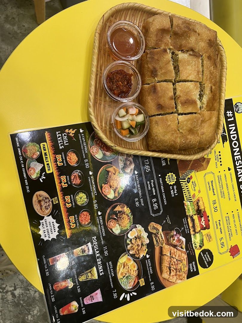 Indonesian Food Menu