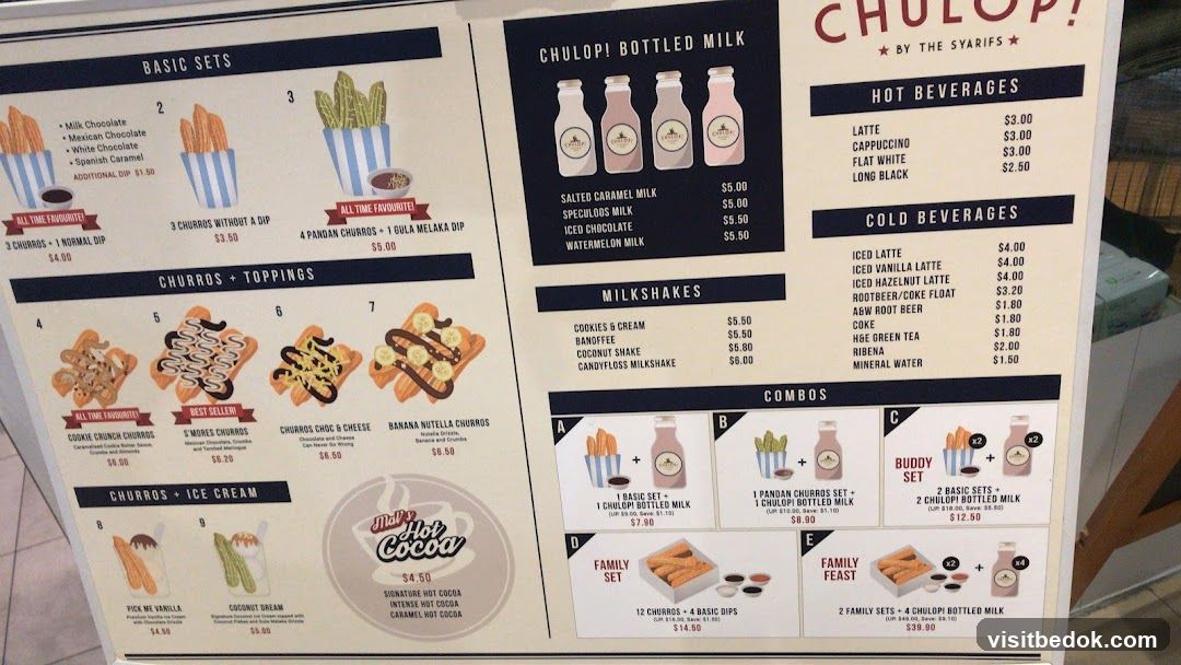 Chulop! Menu