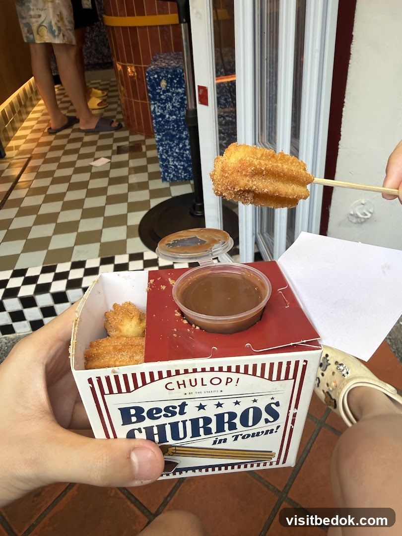 Churros with Chocolate Dip
