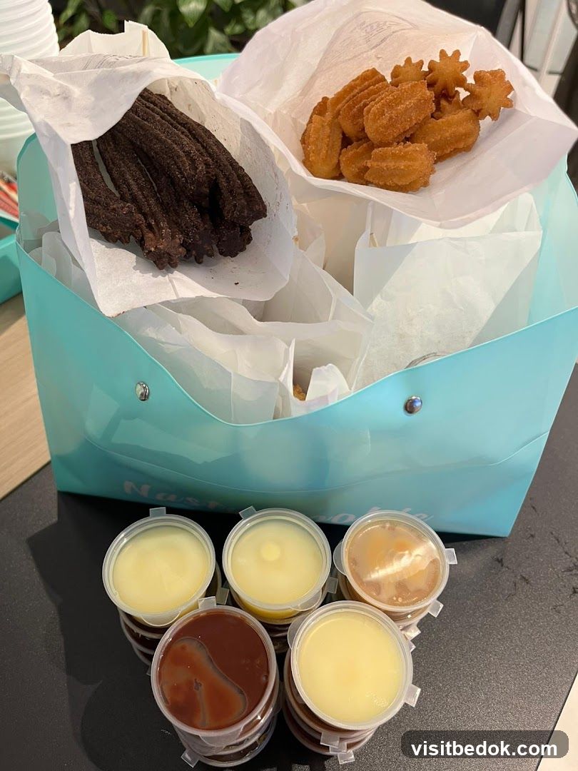 Churros and Dipping Sauces