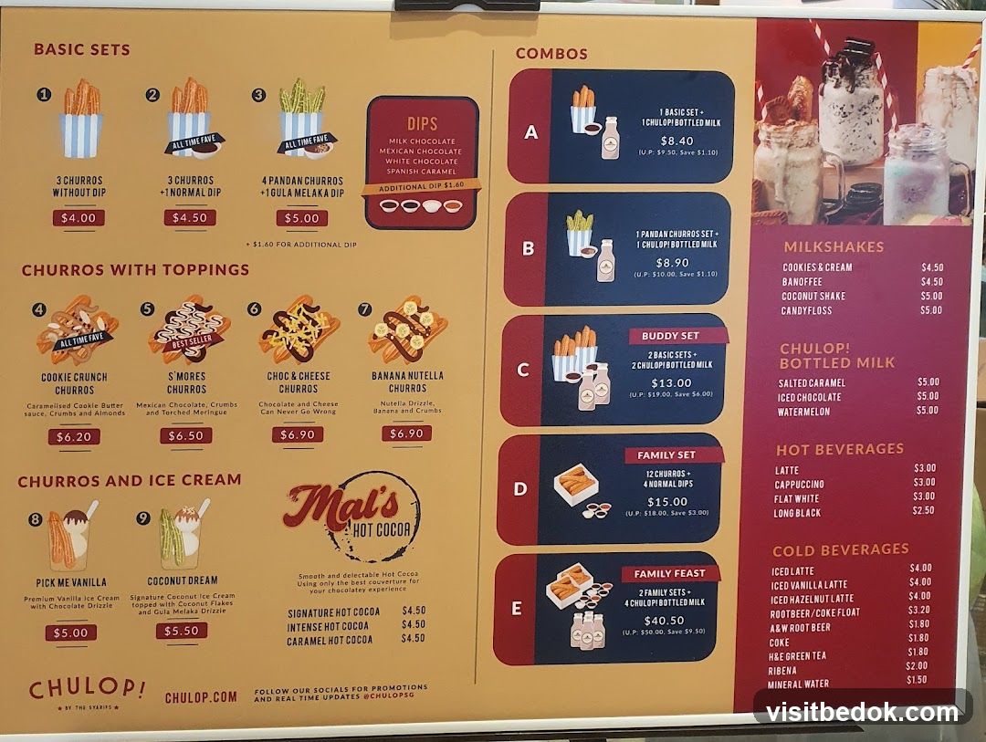 Chulop! Menu