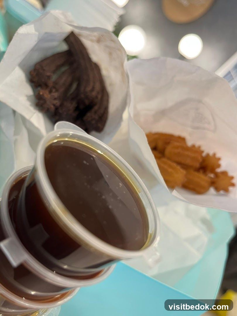 Churros and Dipping Sauce