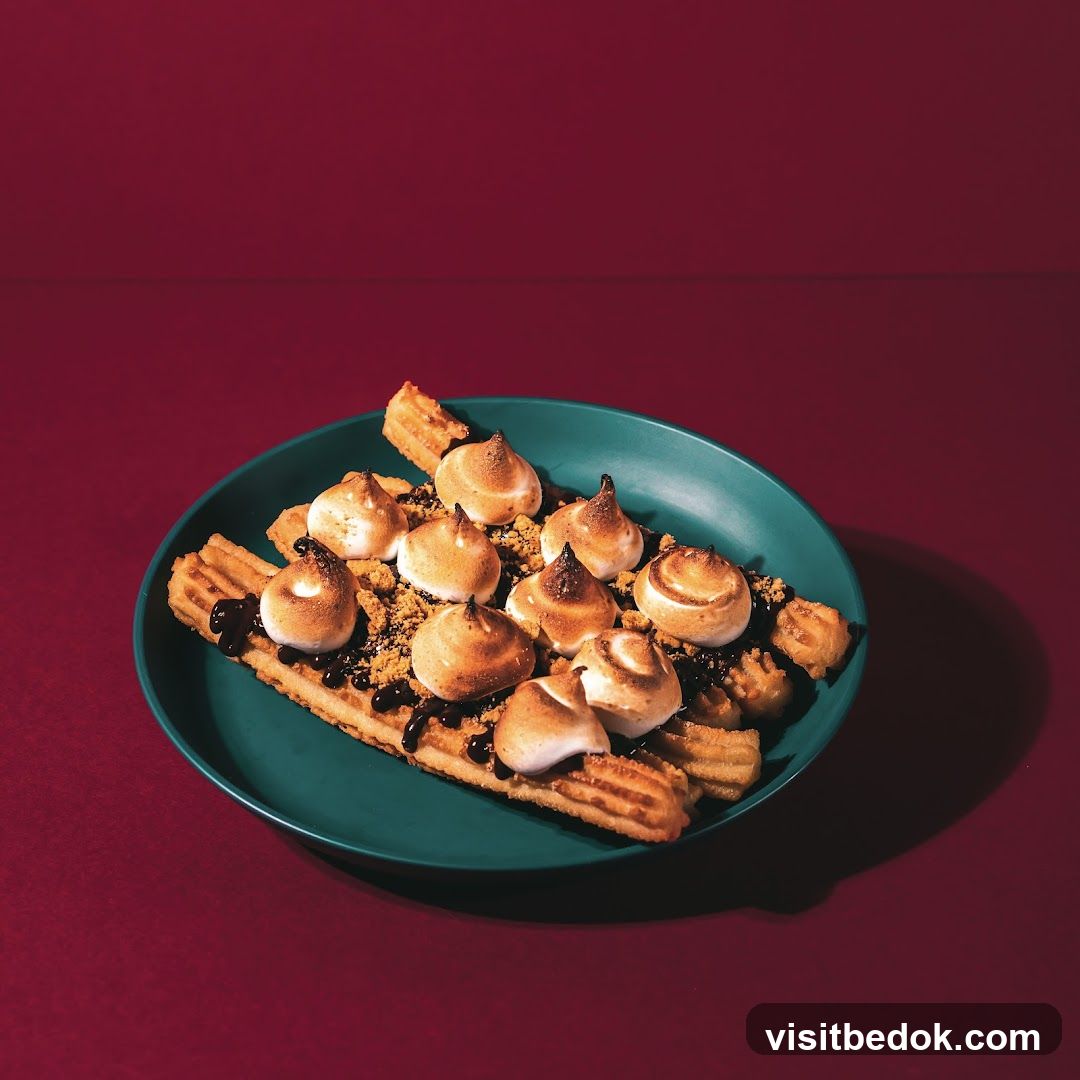Churros with Toasted Marshmallows