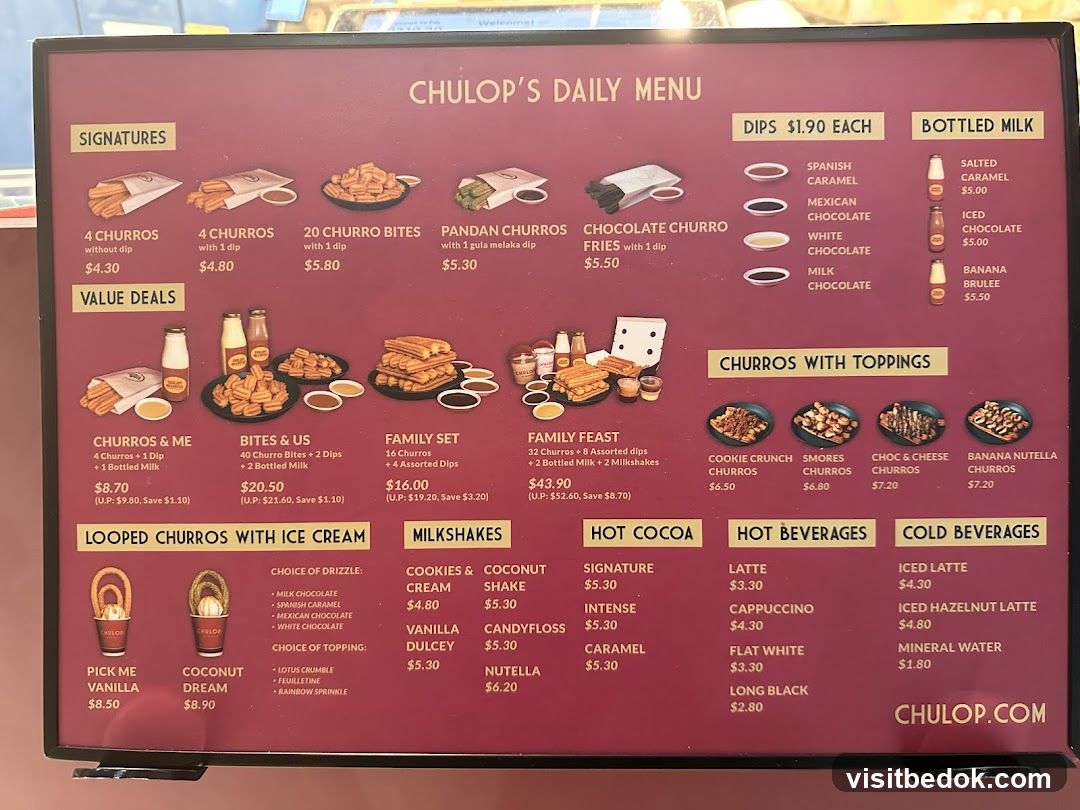 CHULOP'S DAILY MENU