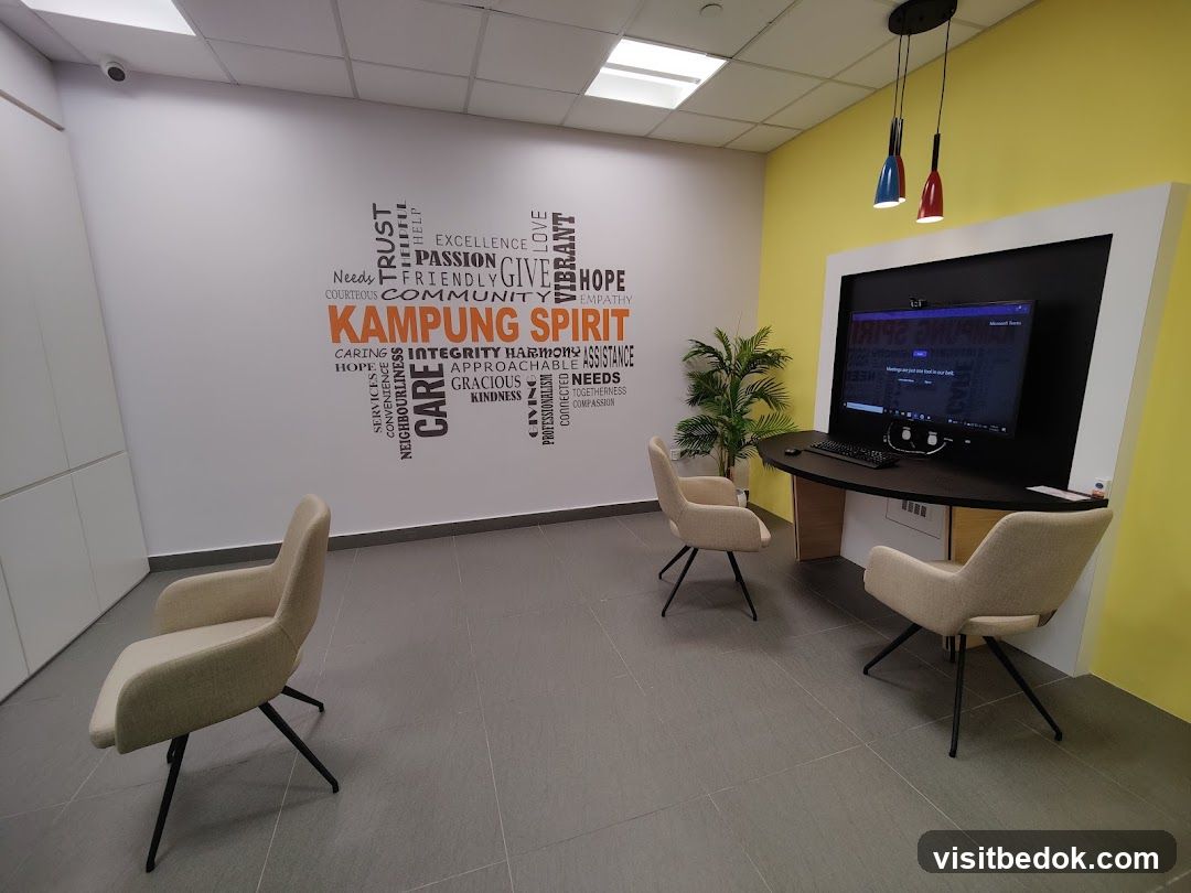 Office Waiting Area with Motivational Wall Art