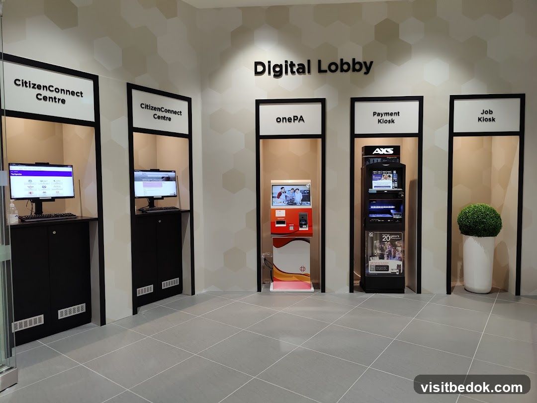 Digital Lobby with Kiosks