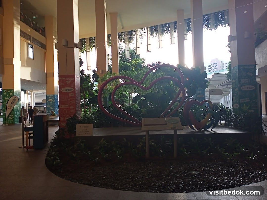 Heart Sculpture in Mall