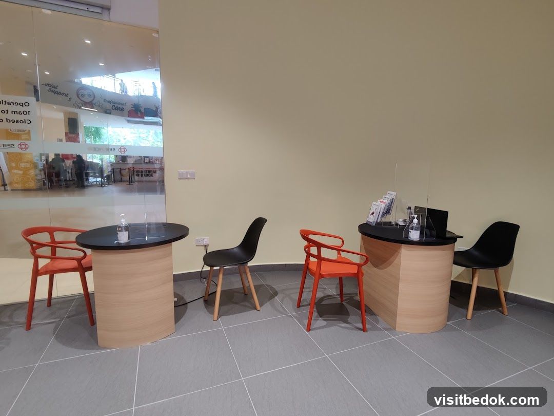 Waiting Area with SEB Branding