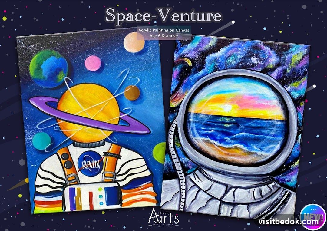 Space-Venture Acrylic Painting