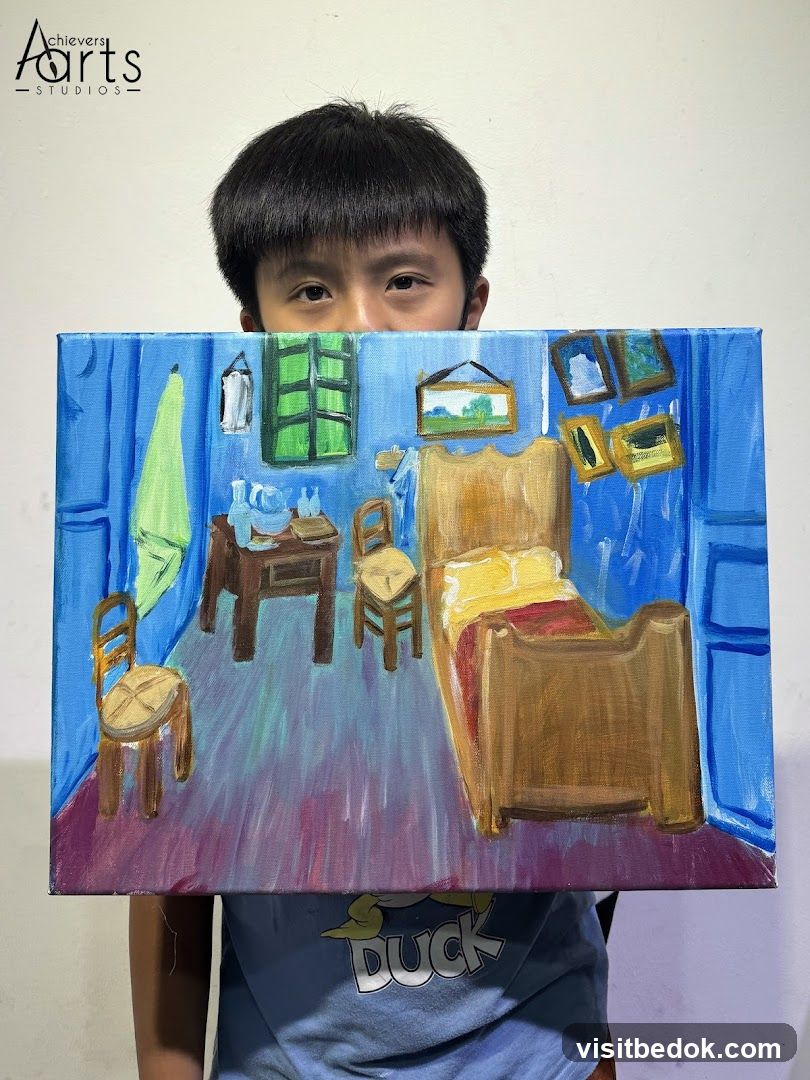 Child Holding a Painting