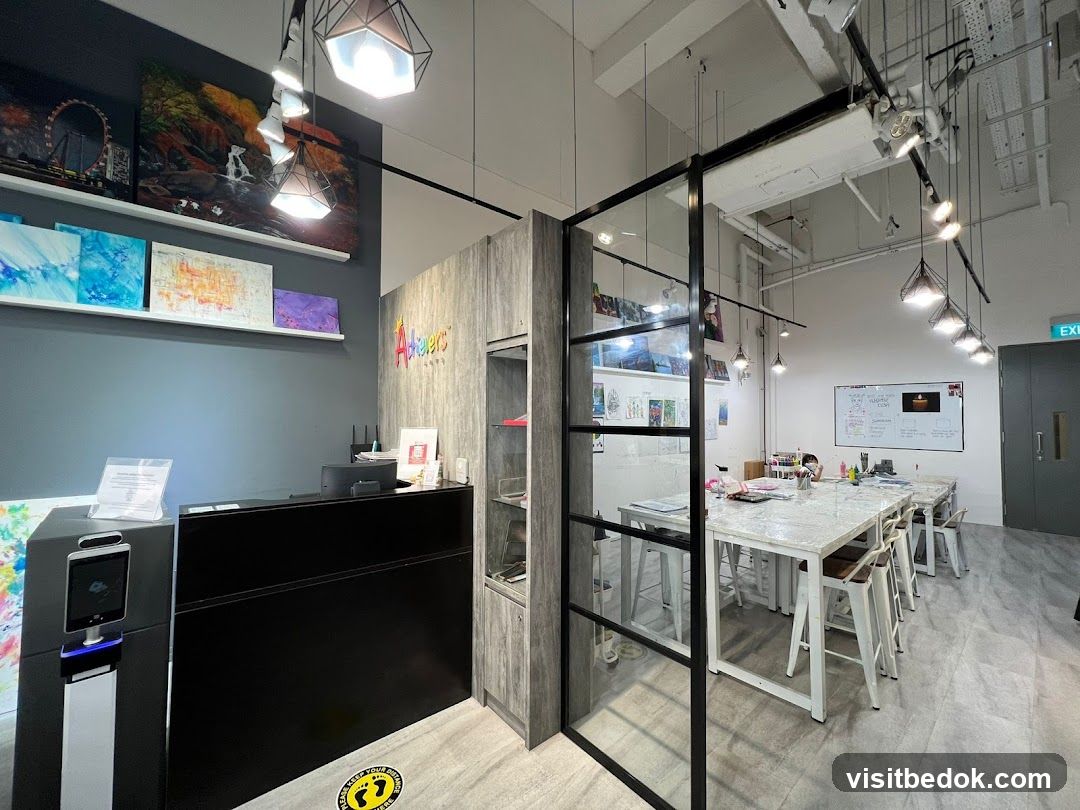 Art Studio Reception and Workspace