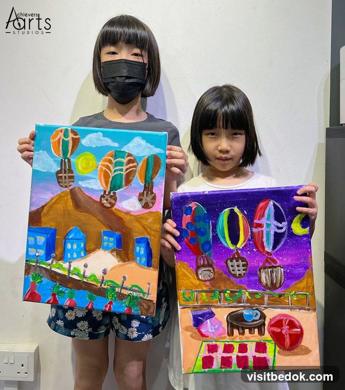 Children with Paintings