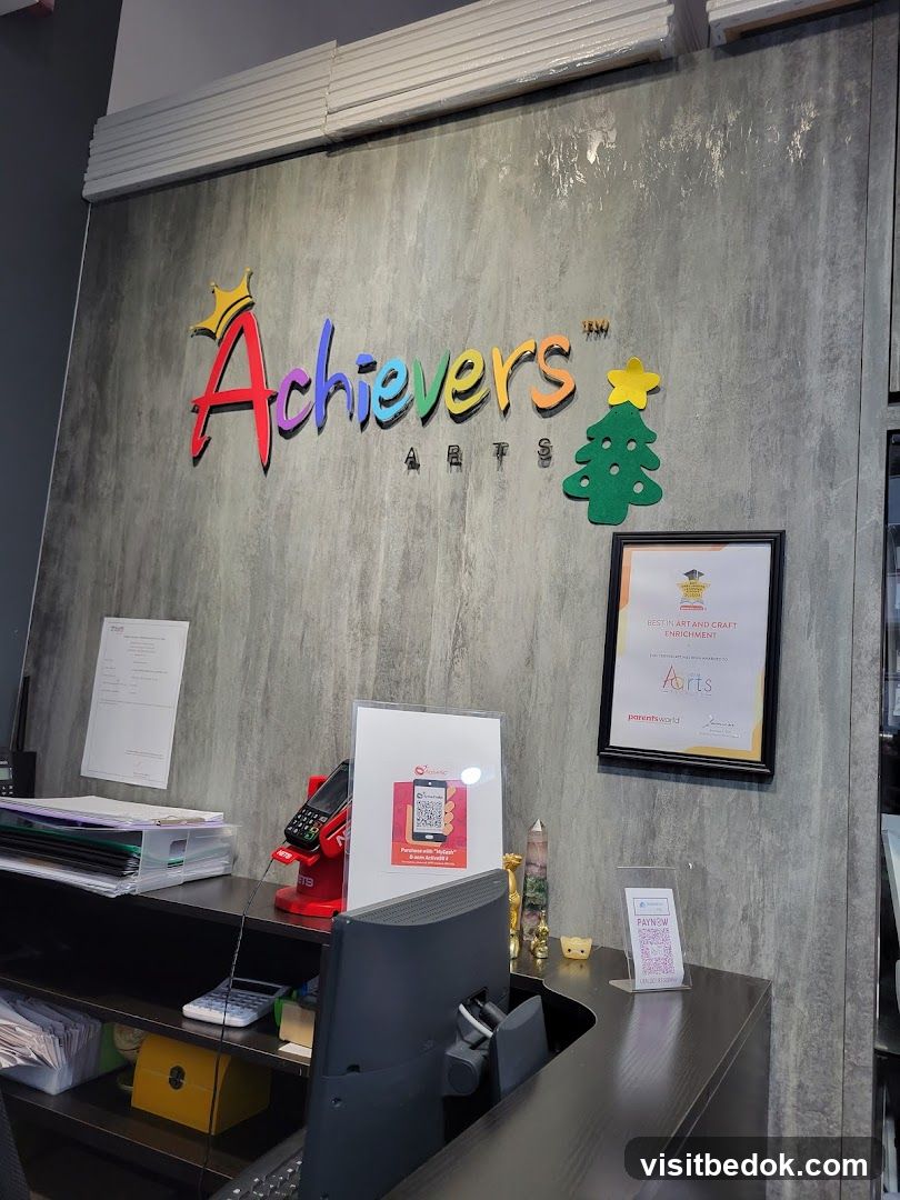 Achievers Arts Reception Desk