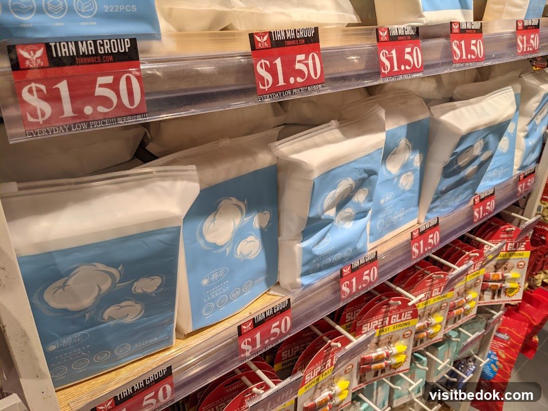 Product display with price tags