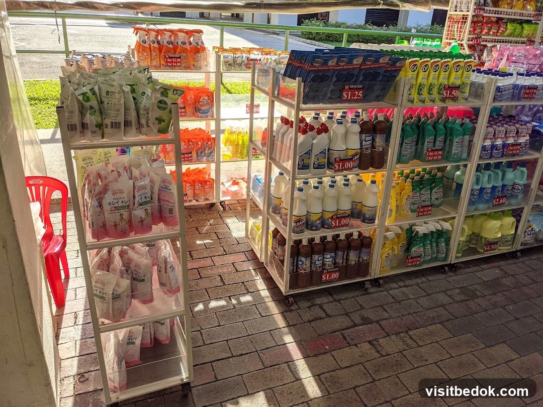 Cleaning Supplies Display