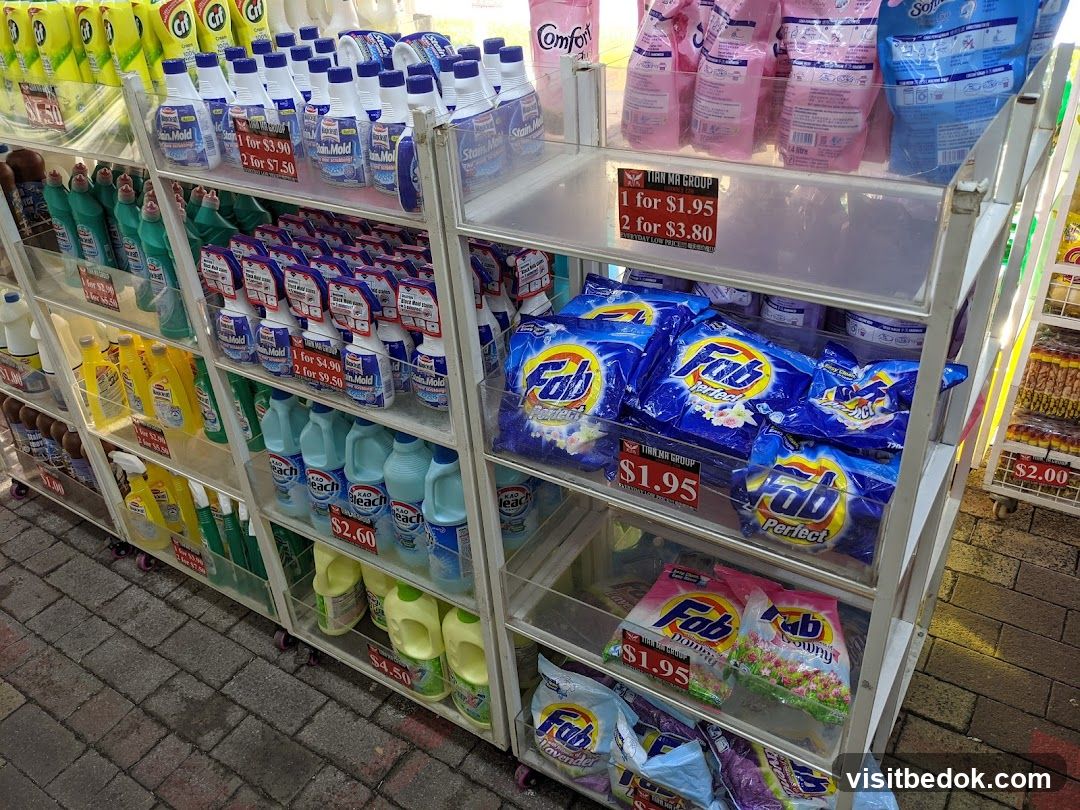 Cleaning Supplies Display