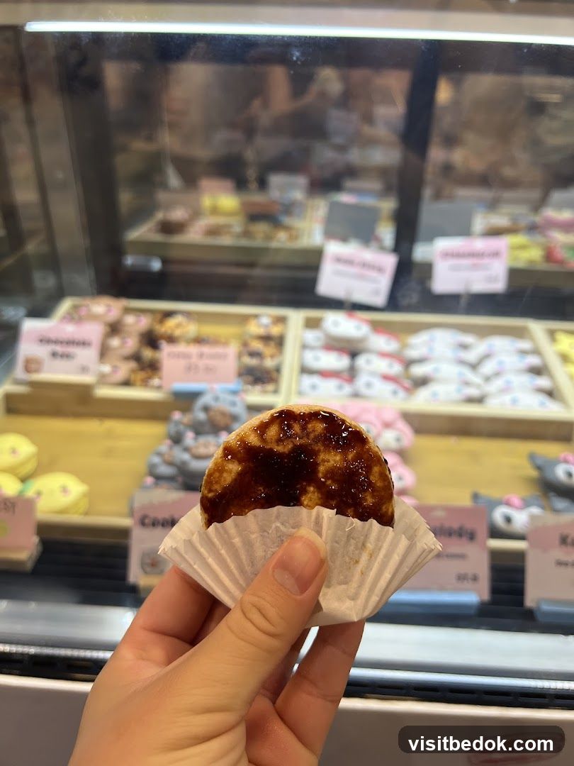 Cookie with Caramel Glaze