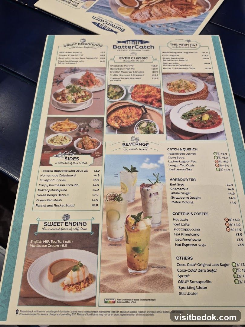 BatterCatch Classic Fish and Chips Menu