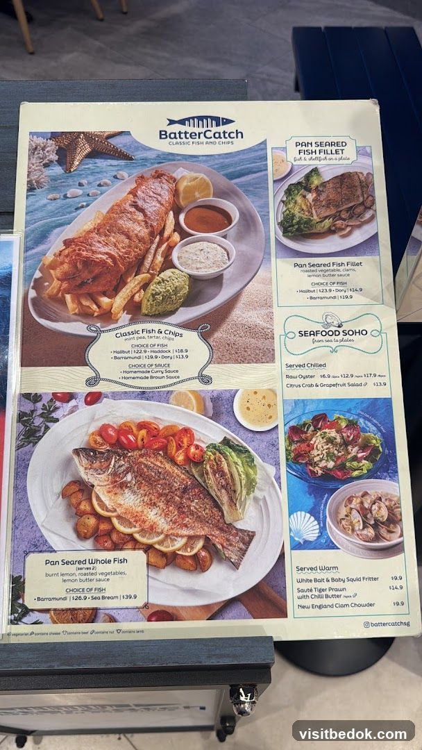 BatterCatch Classic Fish and Chips Menu