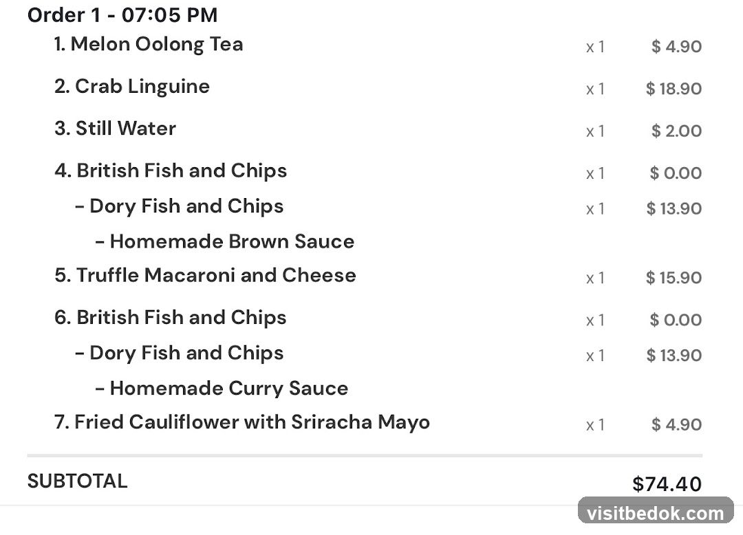 Order 1 - 07:05 PM