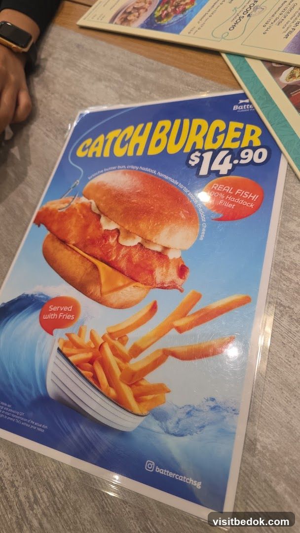 Catch Burger Menu