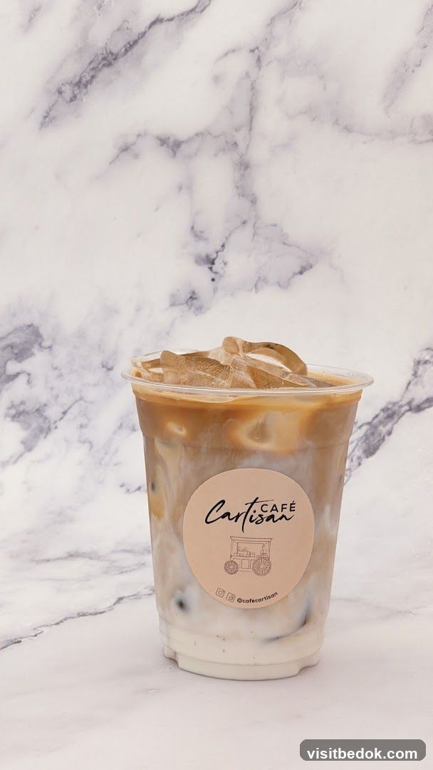 Iced Coffee with Cream and Ice