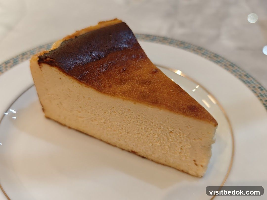 Burnt Basque Cheesecake Slice