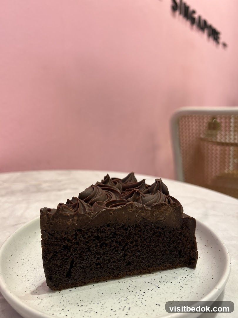 Chocolate Cake Slice