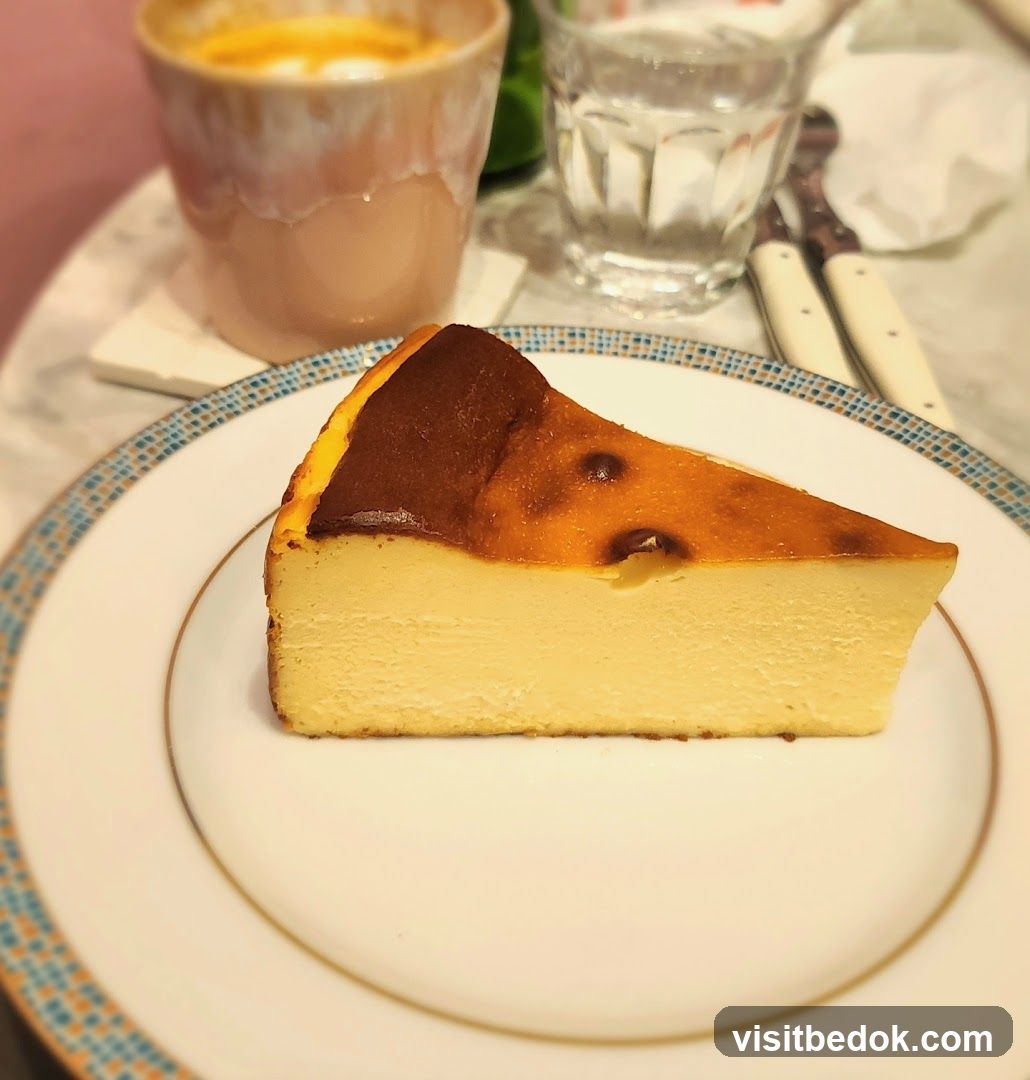 Burnt Basque Cheesecake Slice