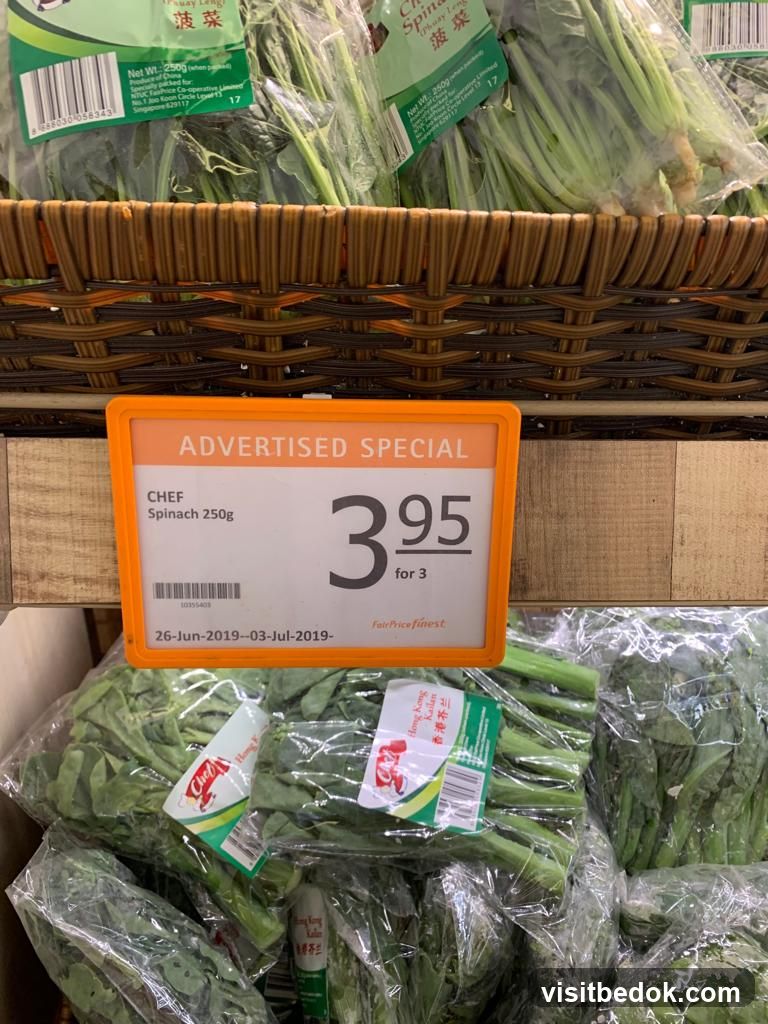 Advertised Special - Chef Spinach