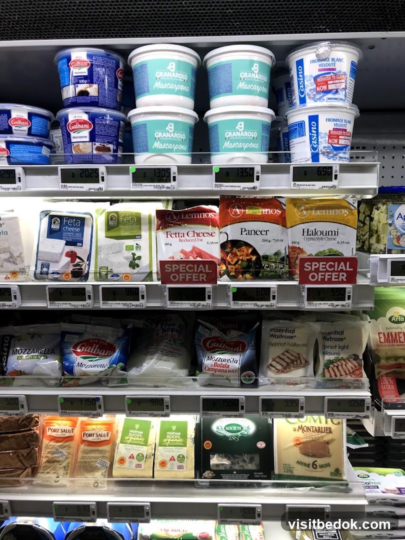 Refrigerated Cheese Display