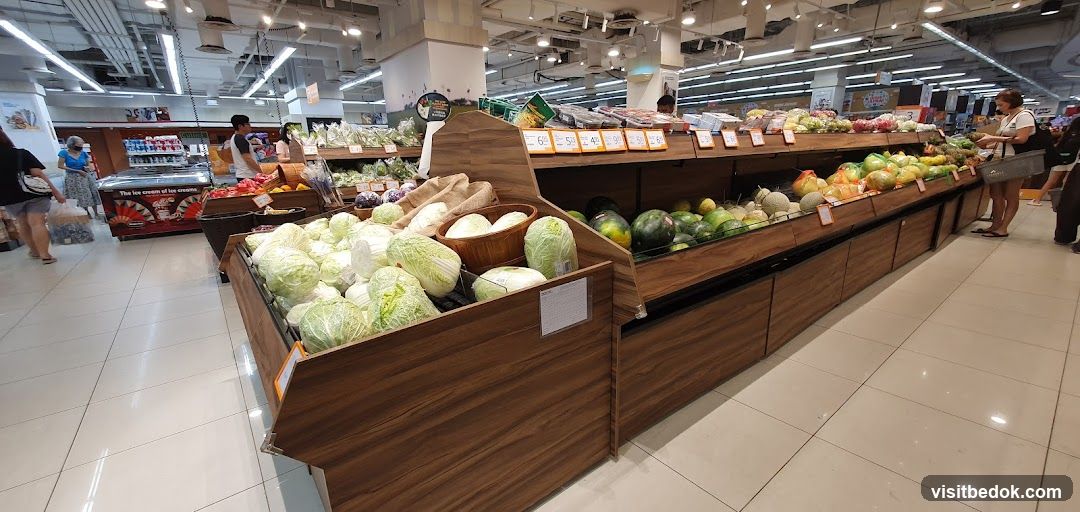 Produce Aisle in a Supermarket
