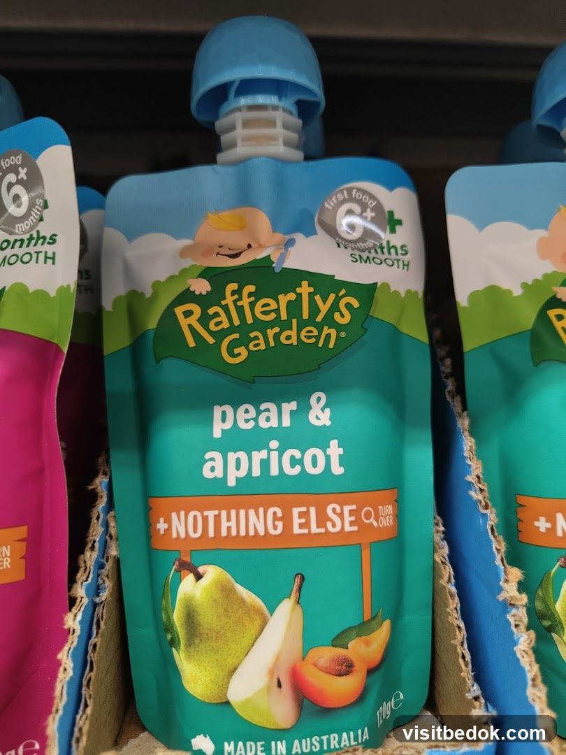 Rafferty's Garden Pear & Apricot Baby Food Pouch