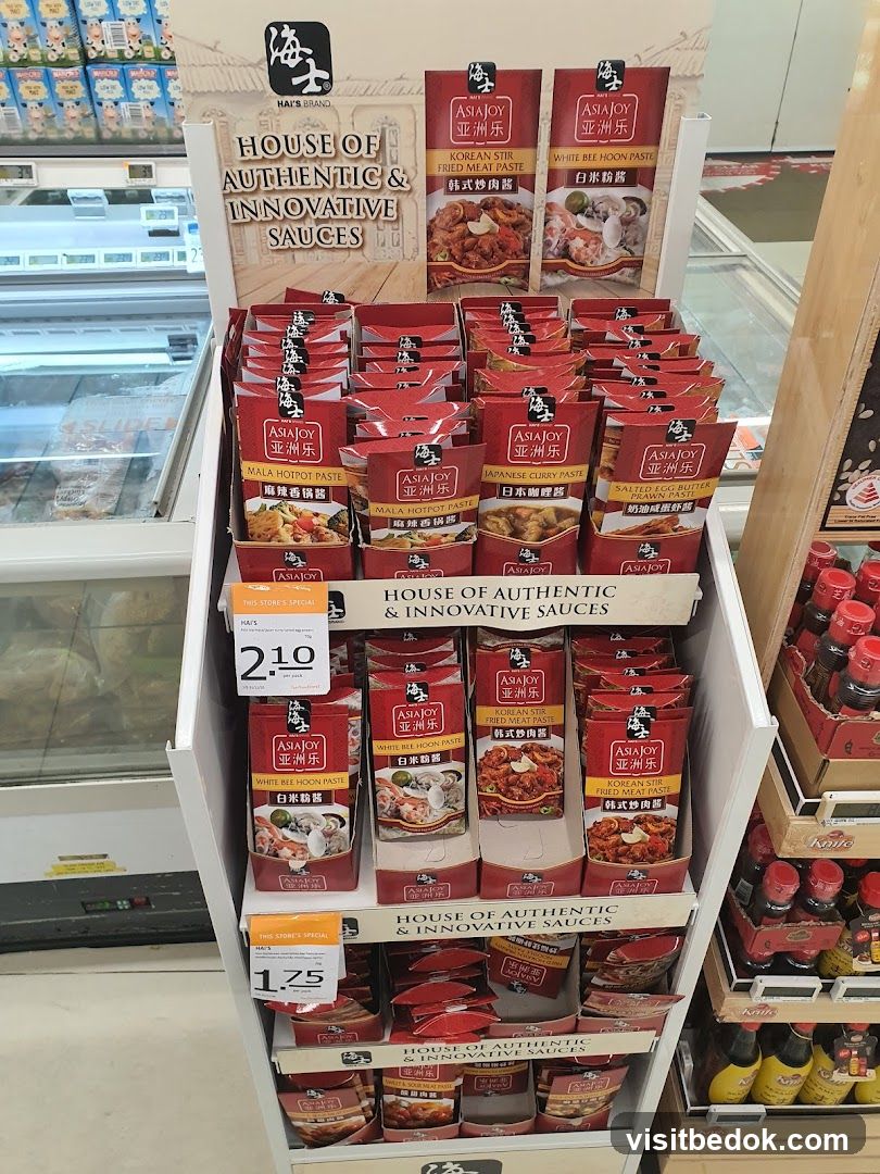 Asia Joy Sauces Display