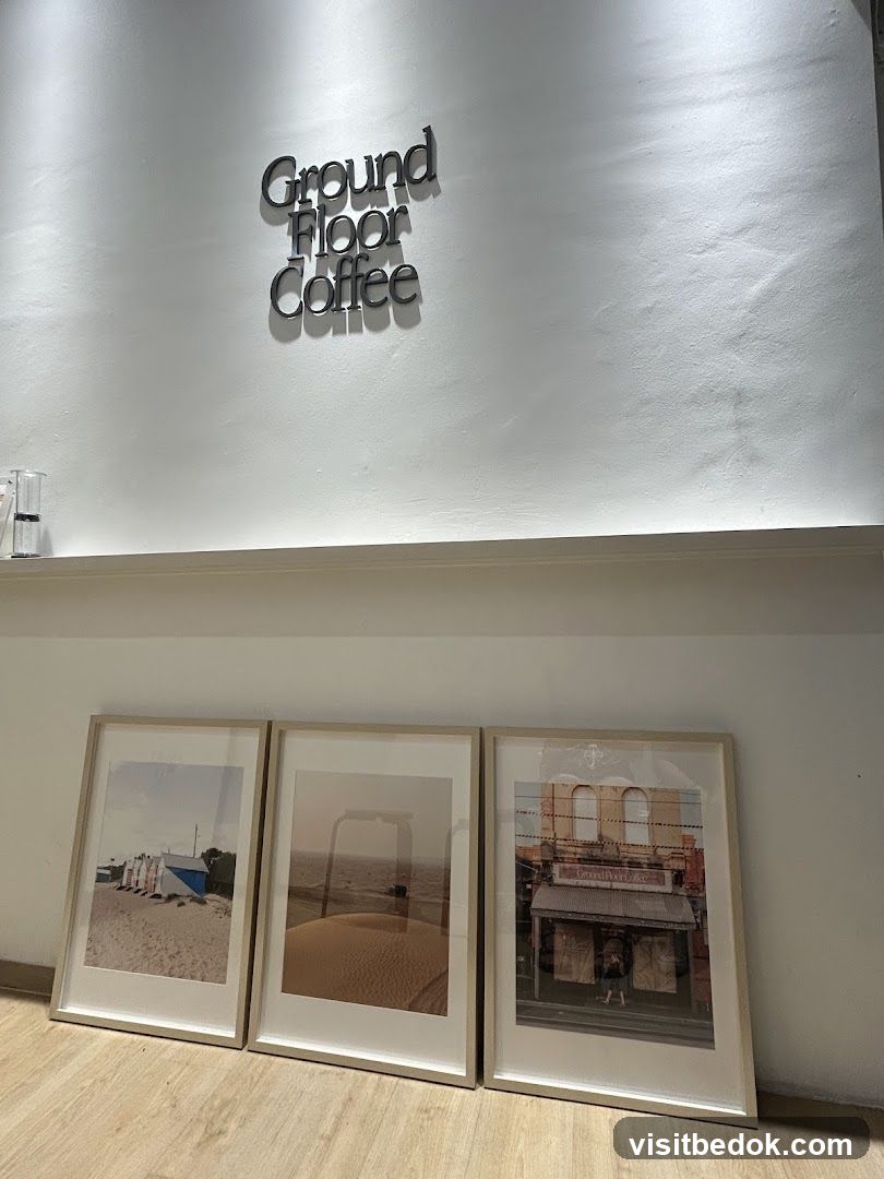 Ground Floor Coffee Signage and Artwork
