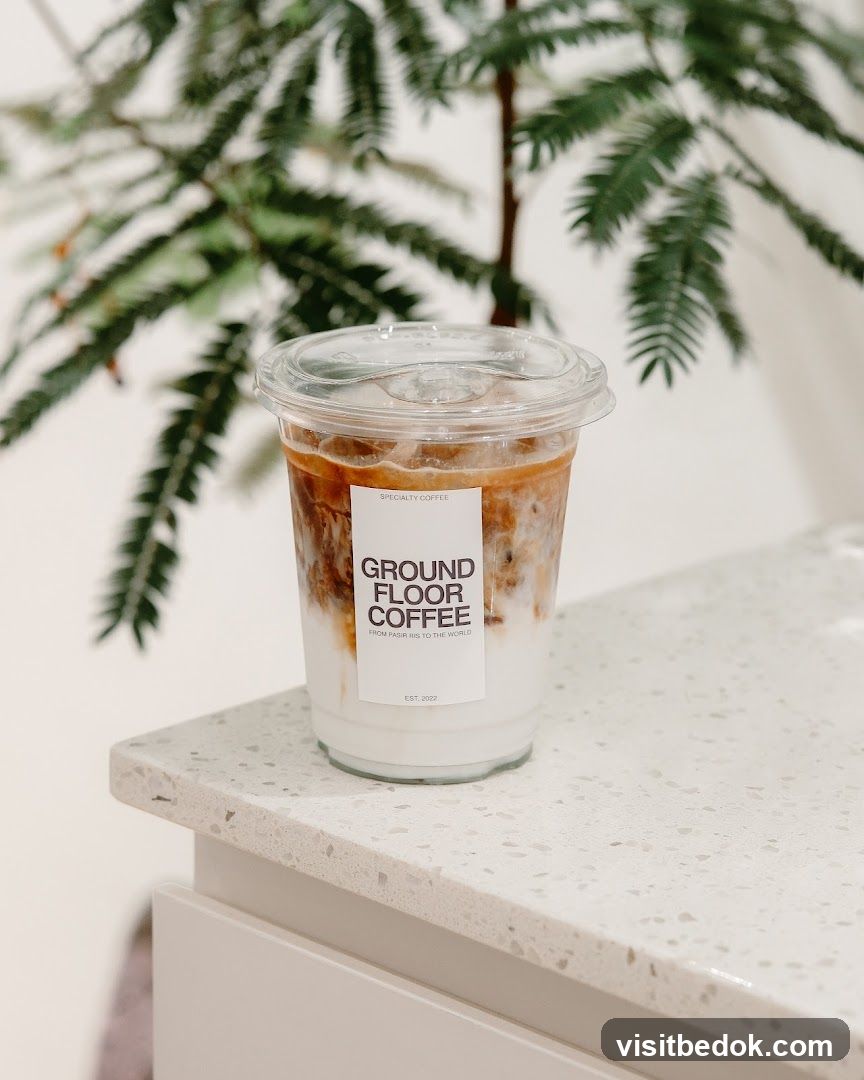 Iced Coffee with Label