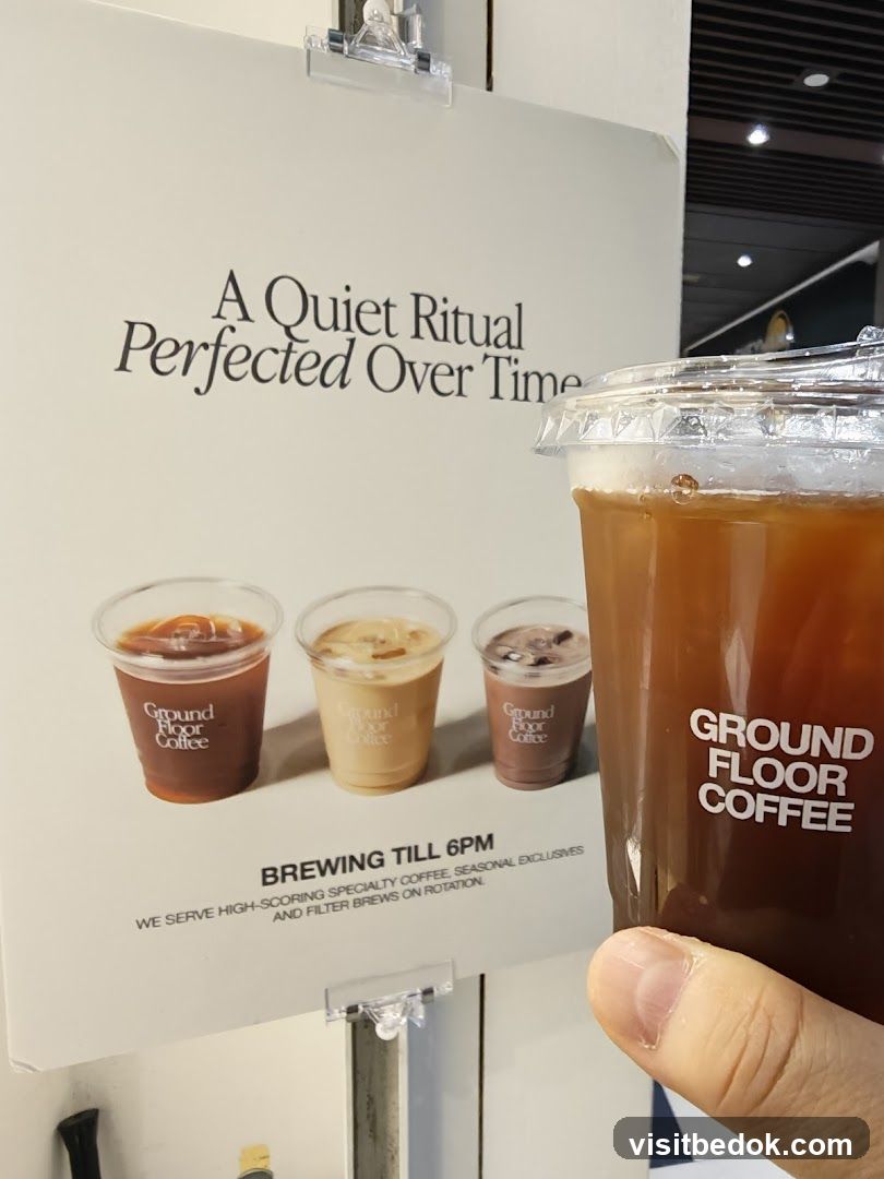 Coffee Advertisement with Drink