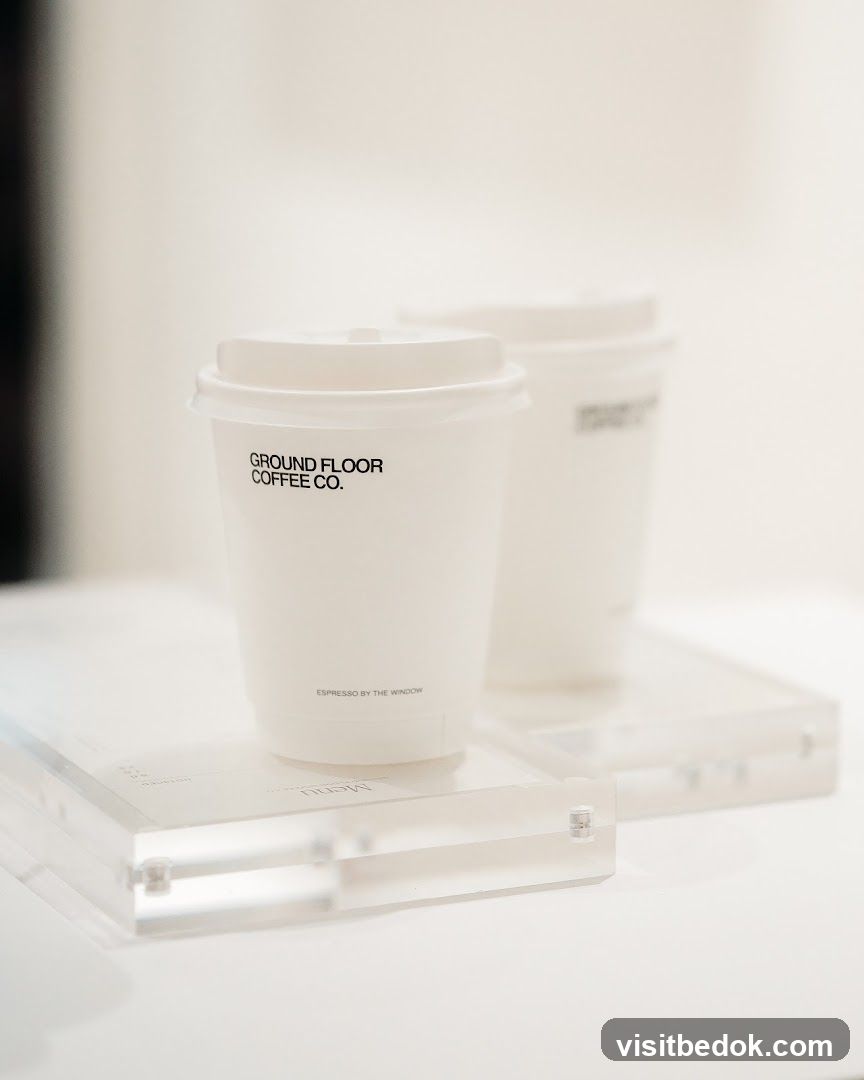 Coffee Cups and Menu
